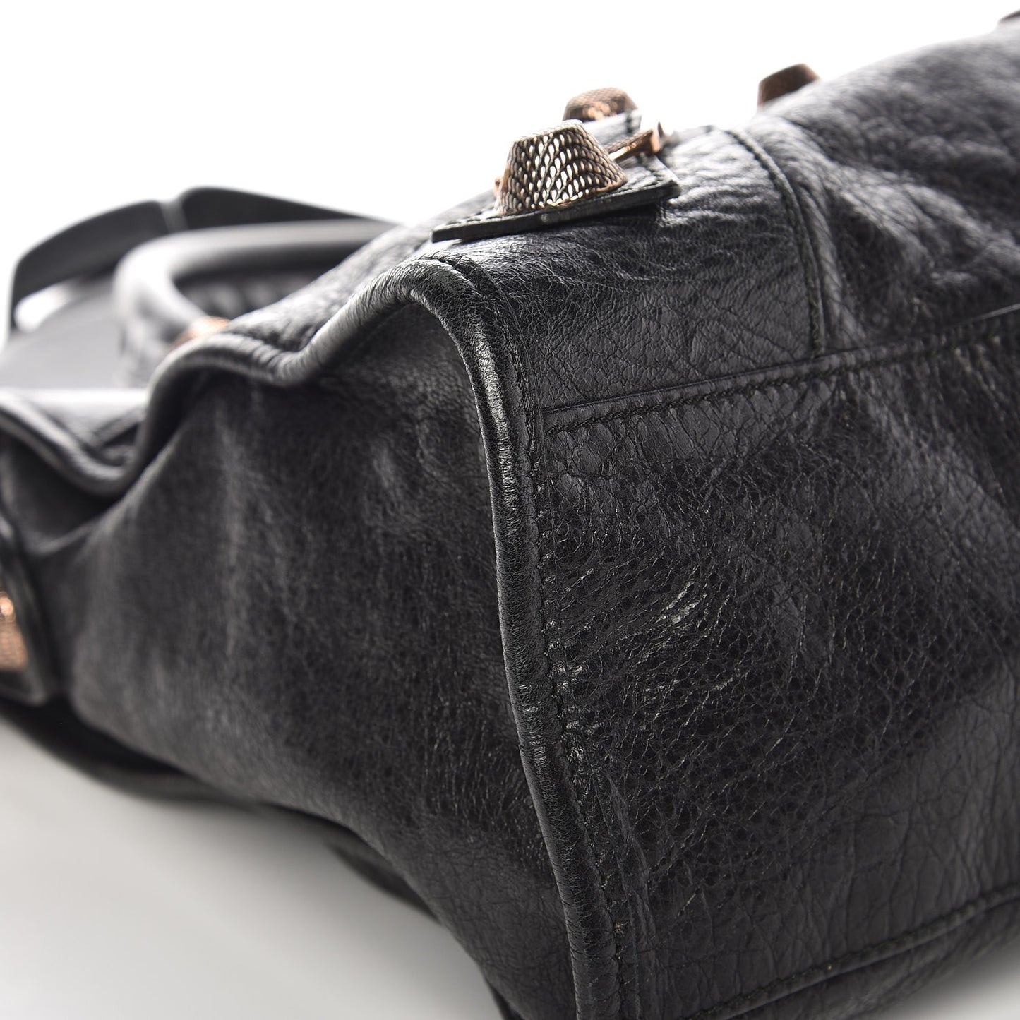 Agneau Giant 21 Rose Gold Hardware City Black