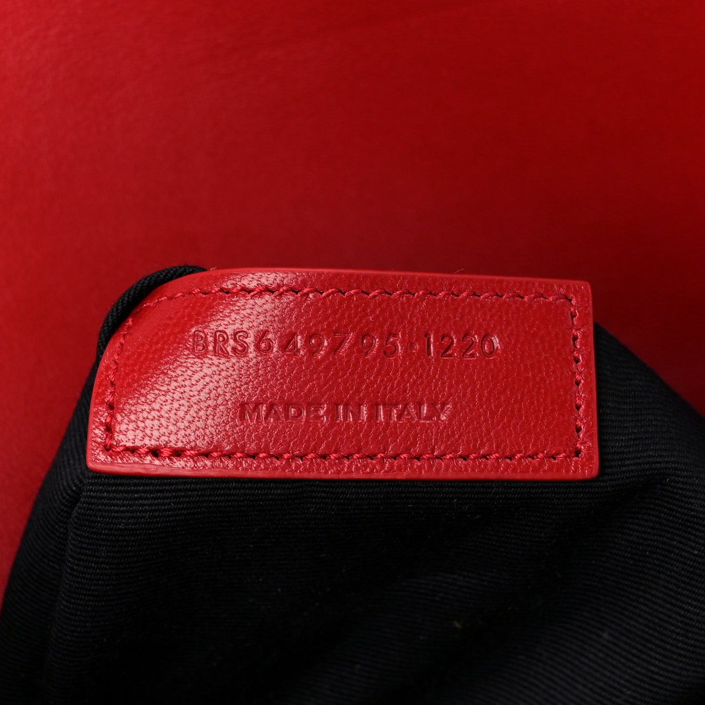 Smooth Calfskin Le Maillon Satchel Rouge Eros