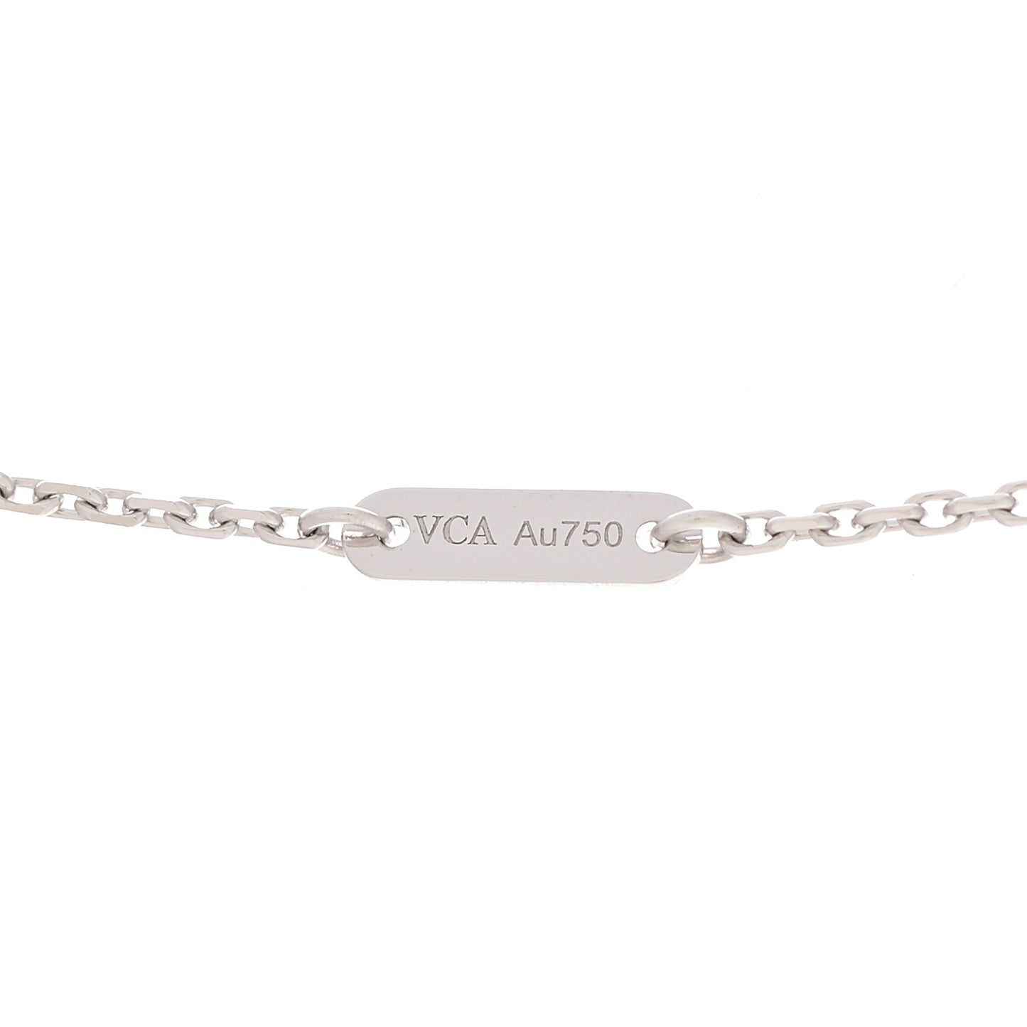 18K White Gold Diamond Mini Frivole Pendant Necklace