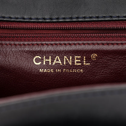 Chanel Patent Quilted Accordion Reissue 2.55 Flap Navy 6 of 14