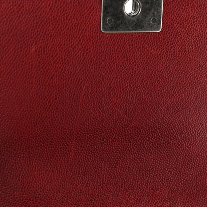 Chanel Caviar Quilted Medium Boy Flap Red 13 of 14