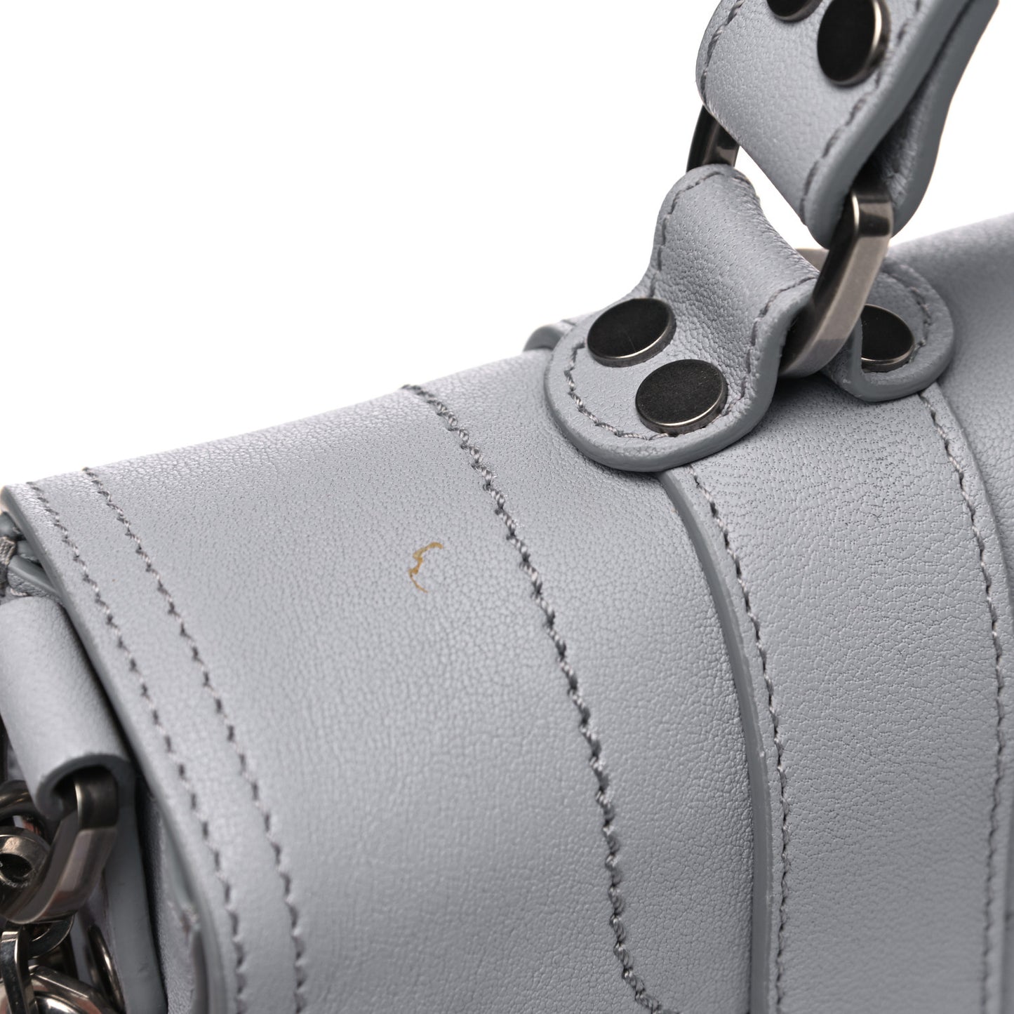Lambskin Medium PS1 Satchel Dove Grey