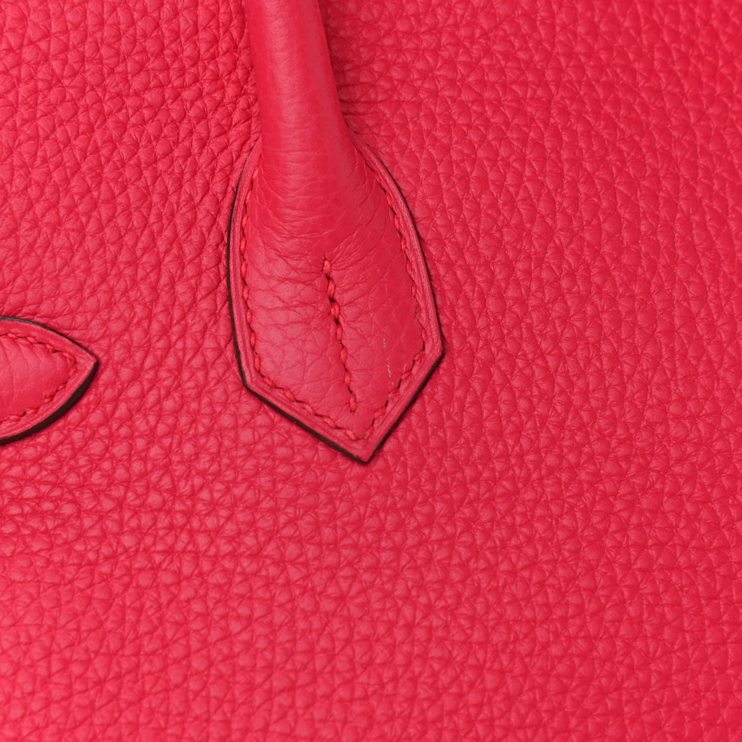 Hermes Taurillon Clemence Birkin 30 Rose Extreme 10 of 13