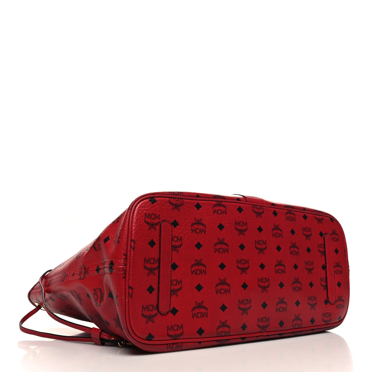 Visetos Large Liz Reversible Shopper Tote Ruby Red
