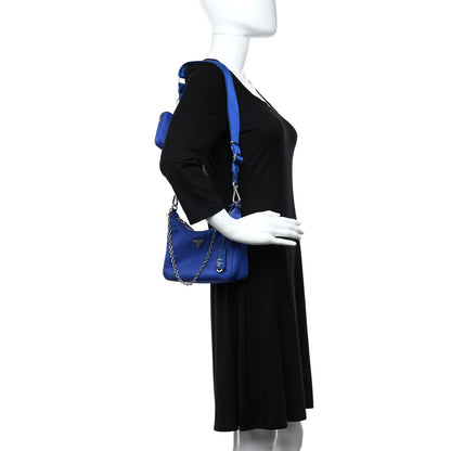 Prada Nylon Re-Edition 2005 Shoulder Bag Indaco 2 of 11