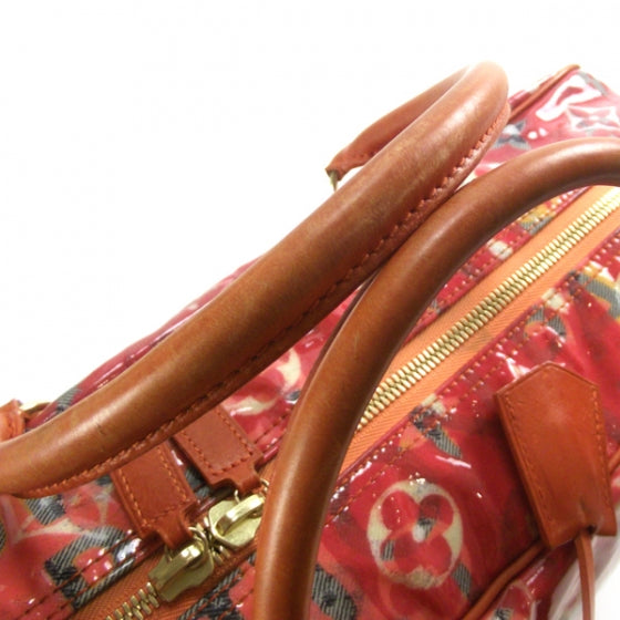 Louis Vuitton Monogram Pulp Defile Weekender GM Rose 6 of 9