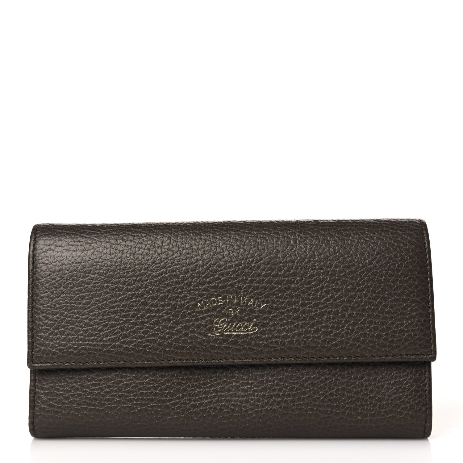 Gucci Dollar Calfskin Bi-Color Swing Continental Wallet Grey Field Soft Pink 1 of 8