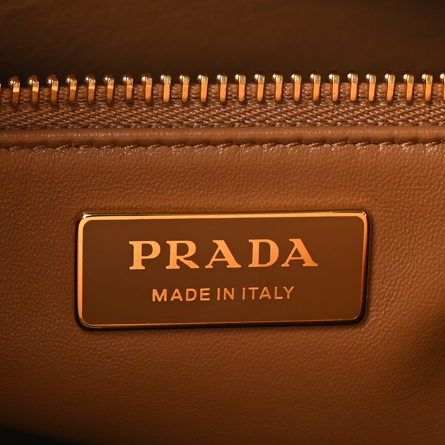 Prada Soft Grain Calfskin Large Galleria Double Zip Tote Naturale 6 of 9