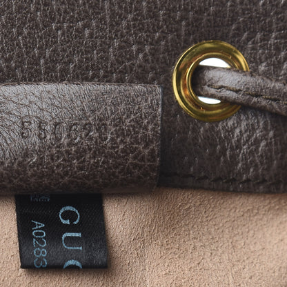 Gucci GG Supreme Monogram Web Mini Ophidia Bucket Bag Brown 7 of 10