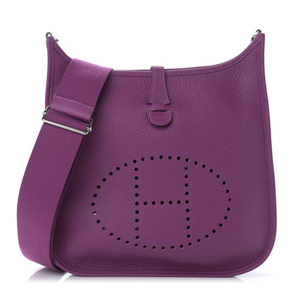 Hermes Taurillon Clemence Evelyne III PM Anemone 1 of 11