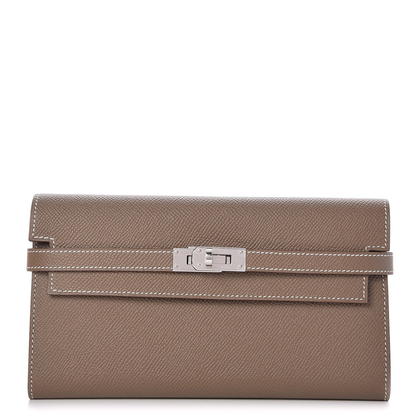 Epsom Kelly Longue Wallet Etoupe