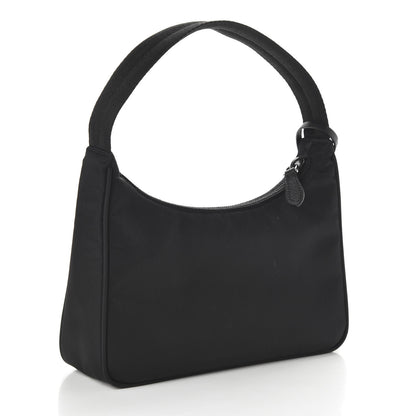 Prada Tessuto Nylon Mini Re-Edition 2000 Bag Black 3 of 10