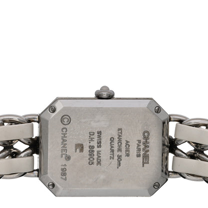 Chanel Stainless Steel Lambskin Mother of Pearl 20mm Chain Premiere Quartz Watch White S 4 of 4