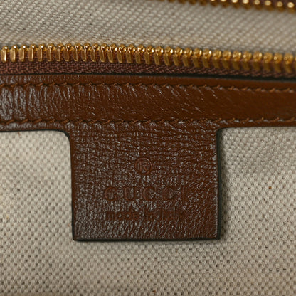 Gucci GG Supreme Monogram Azalea Calfskin Fake/Not Retro Interlocking G Day Backpack Beige Ebony Brown Sugar 6 of 11