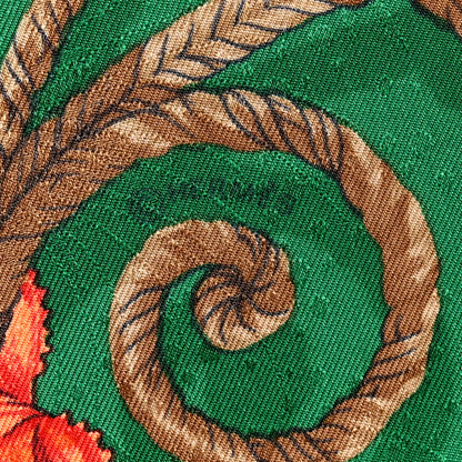 Hermes Jacquard Silk Jouvence Scarf 90 4 of 5