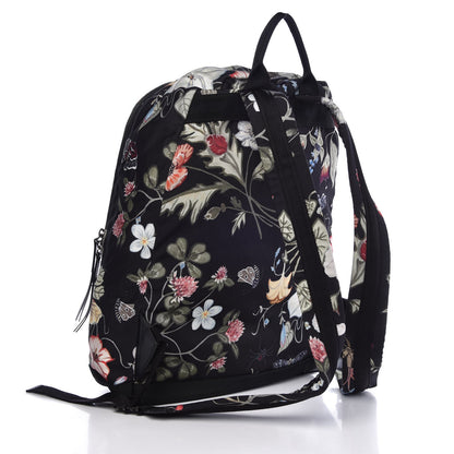 Gucci Canvas D-Active Flora Floral Knight Backpack Black 3 of 9