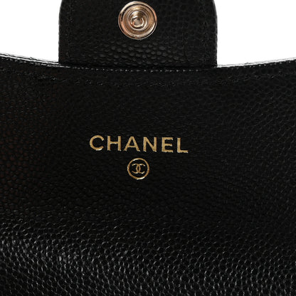 Chanel Caviar Quilted Flap Card Holder Black 6 of 9