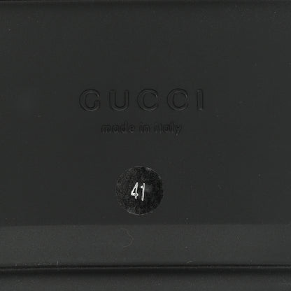 Gucci Jakarta Calfskin Womens Horsebit Slippers 41 Black 6 of 9