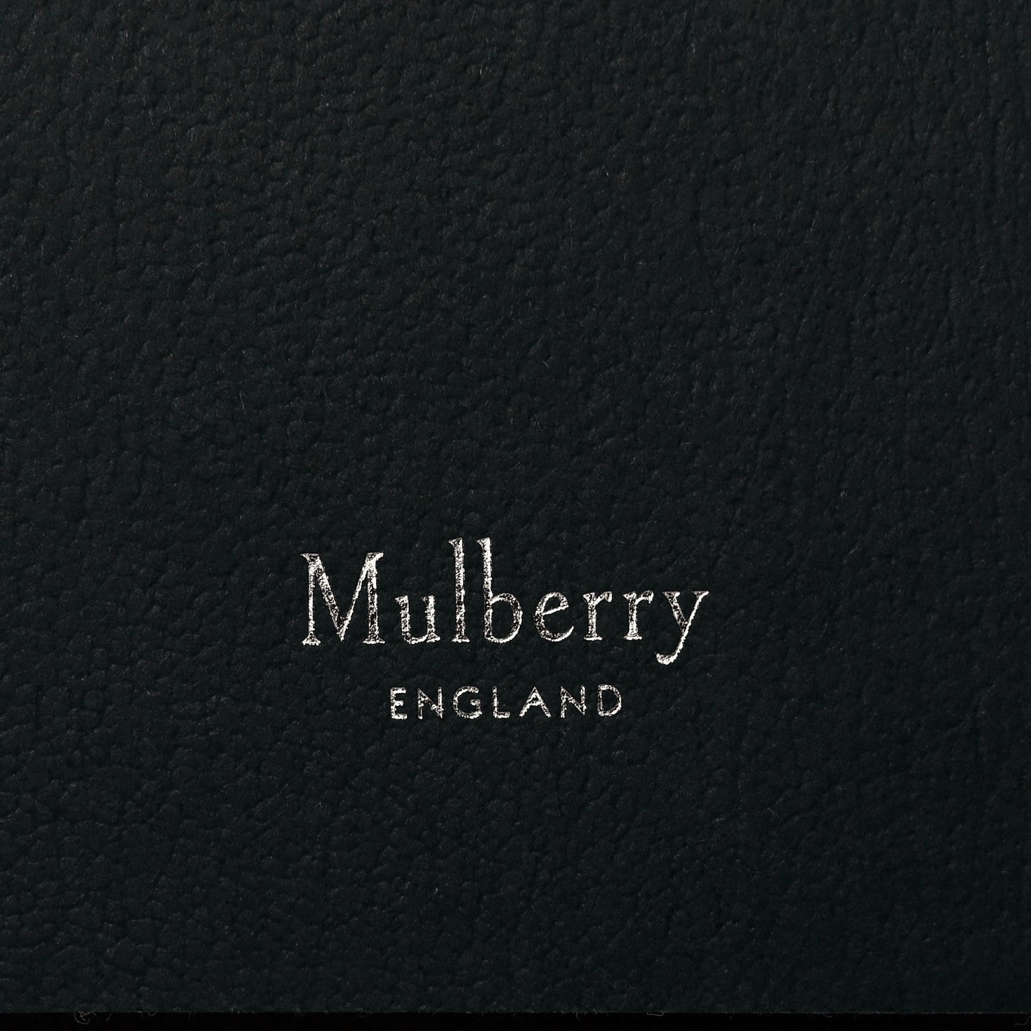Mulberry Calfskin Crocodile Embossed Postman's Lock Agenda Black 6 of 9