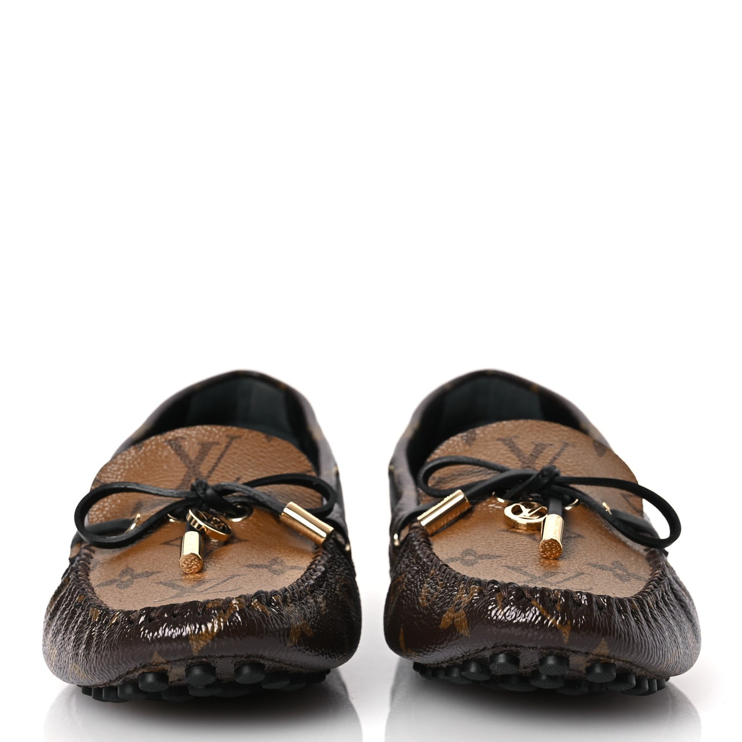 Patent Reverse Monogram Gloria Loafers 39