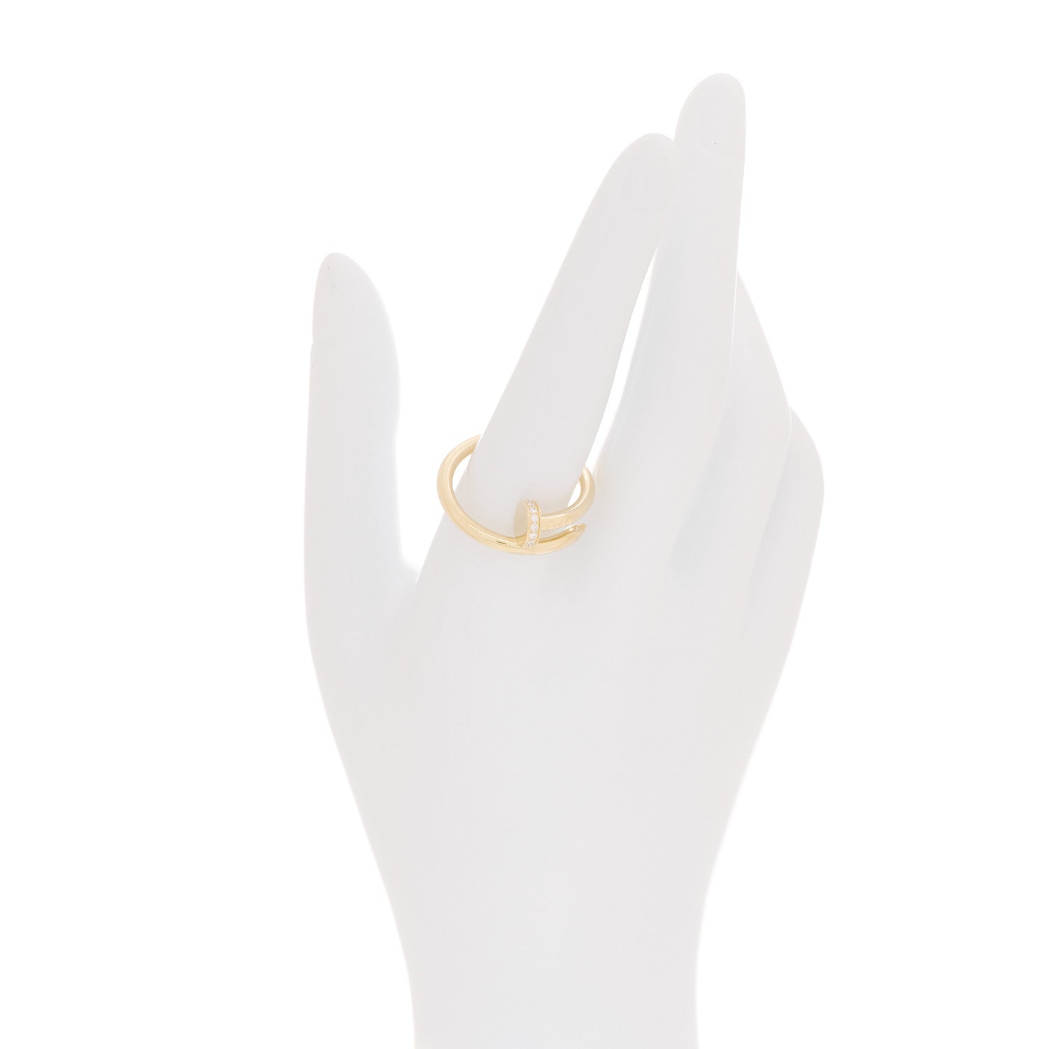 Cartier 18K Yellow Gold Diamond Juste Un Clou Ring 61 9.5 2 of 6