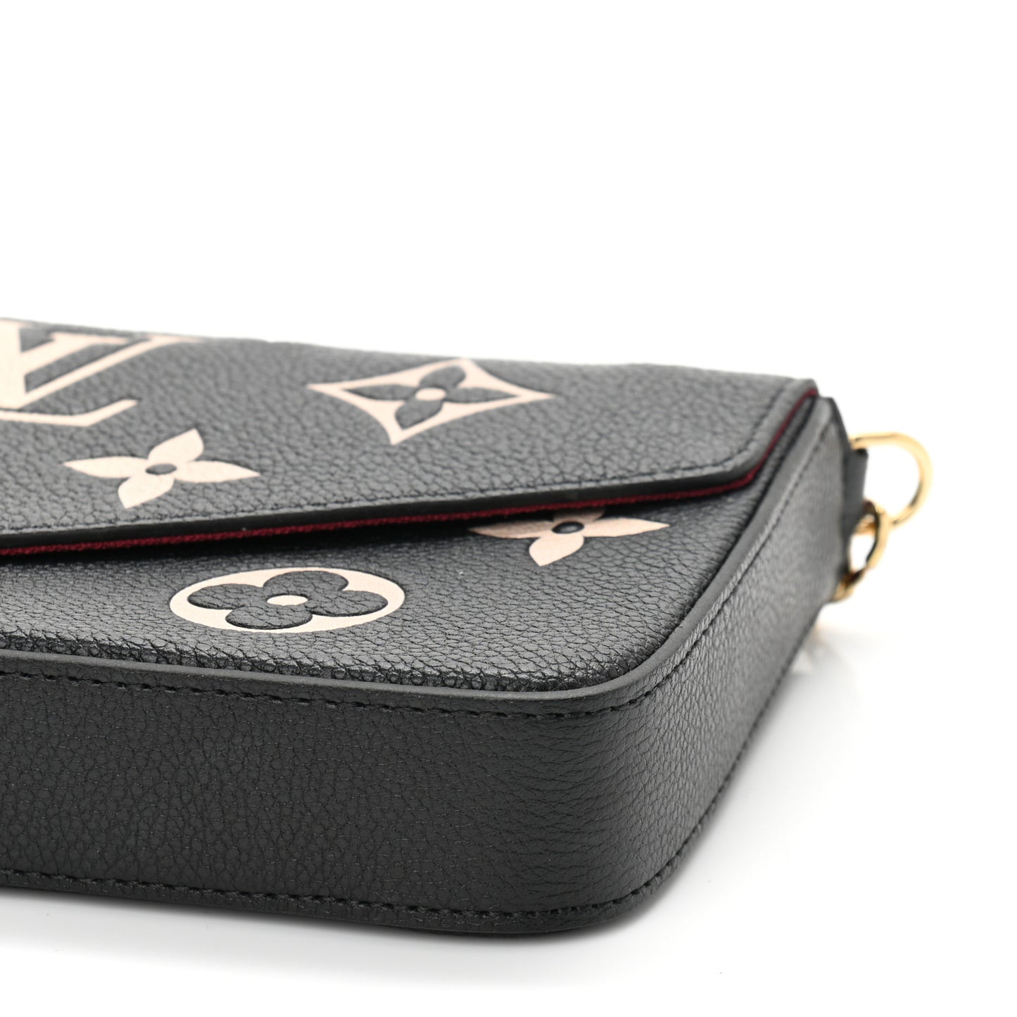 Empreinte Monogram Giant Felicie Pochette Black Beige