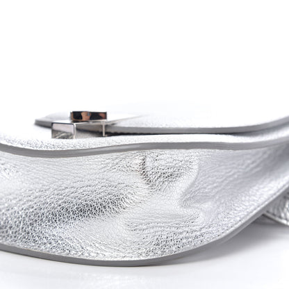 MCM Metallic Calfskin Milano Belt Bag Silver 6 of 10