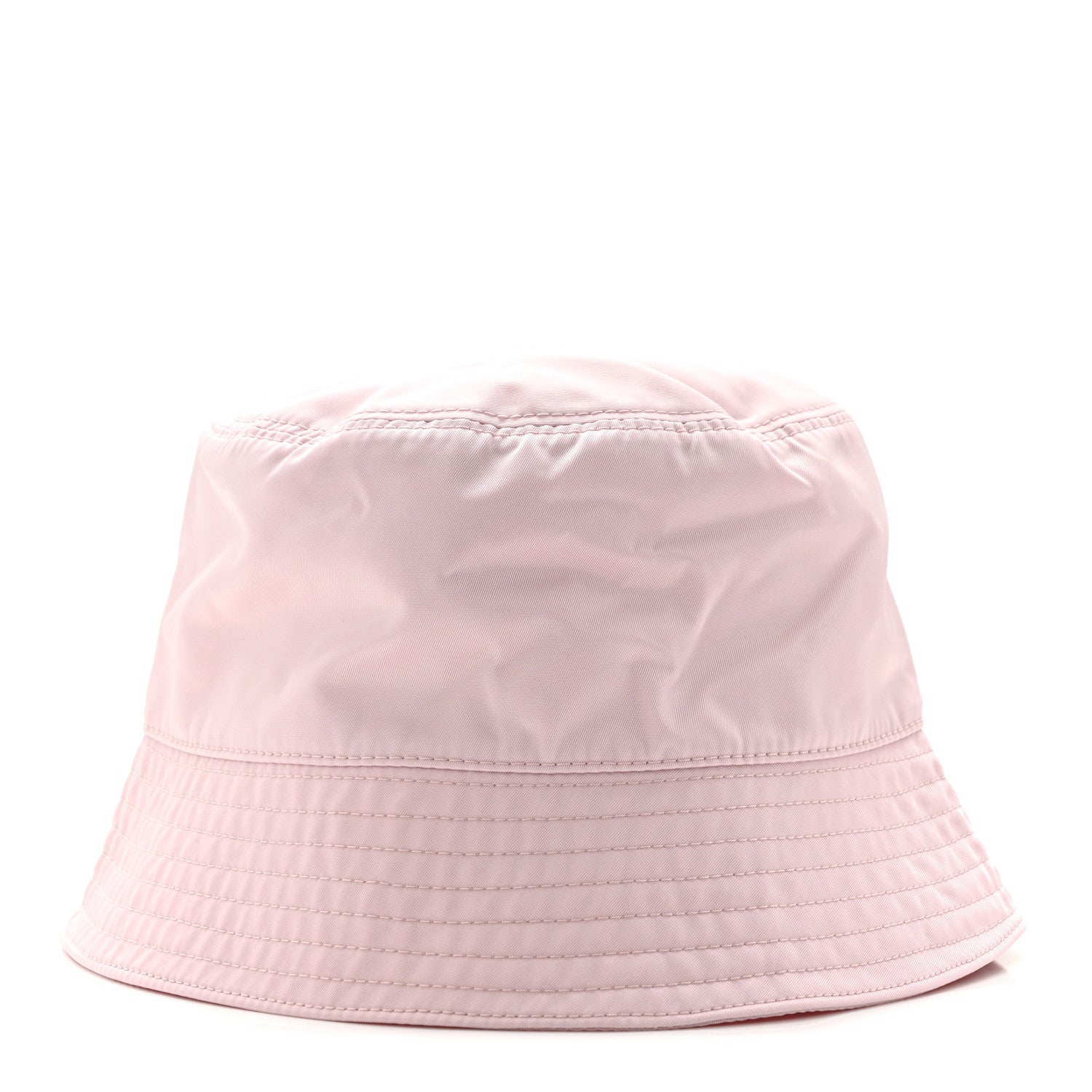 Prada Re-Nylon Metal Triangle Logo Womens Bucket Hat L Alabastro 4 of 8