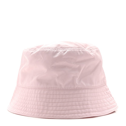 Prada Re-Nylon Metal Triangle Logo Womens Bucket Hat L Alabastro 4 of 8