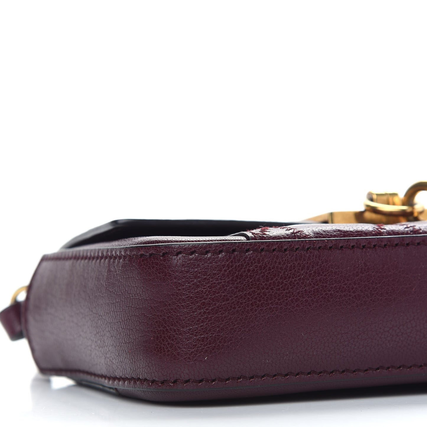 Goatskin Quilted GV3 Mini Pocket Convertible Bag Aubergine