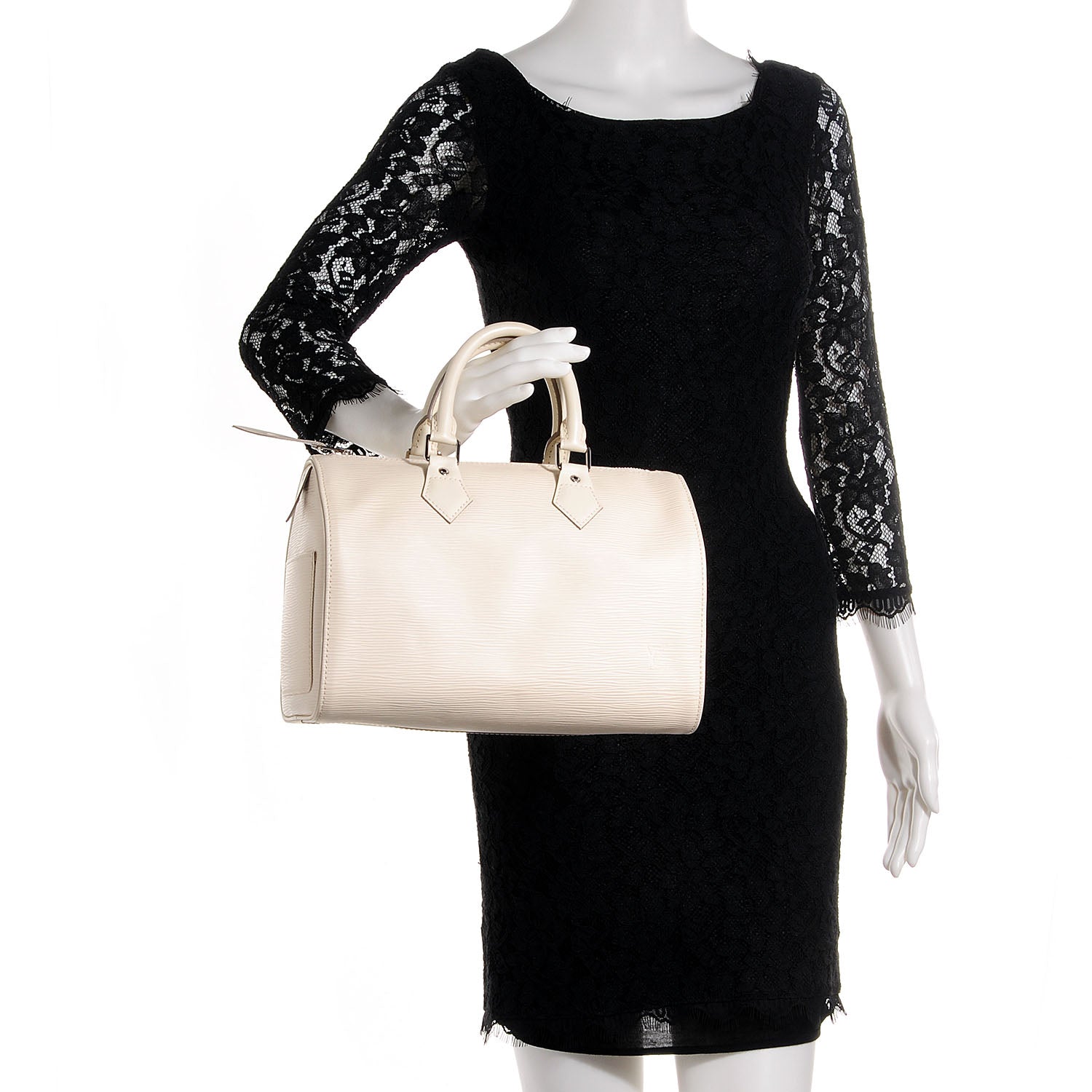 Louis Vuitton Epi Speedy 25 Ivory 2 of 7