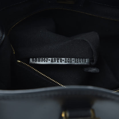 Fendi Vitello Glacier Small FF Tote Black 7 of 10