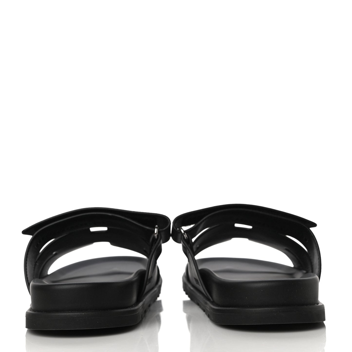 Calfskin Mens Chypre Sandals 43 Black