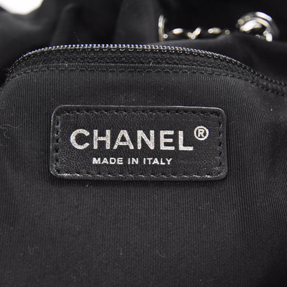 Chanel Vinyl Stretch Spirit Large Cabas Tote Black 7 of 9