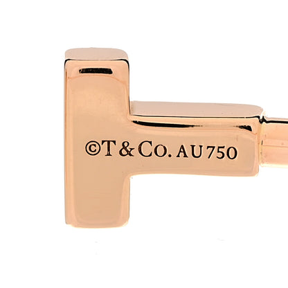 Tiffany 18K Rose Gold Narrow T Wire Bracelet 3 of 3