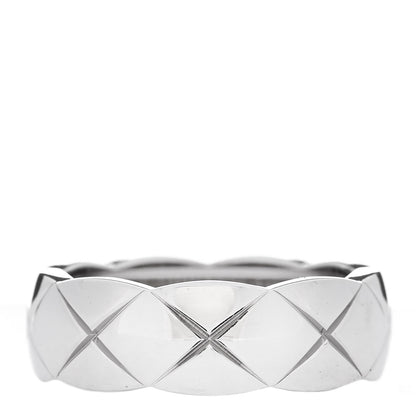 Chanel 18K White Gold Small Coco Crush Ring 54 6.75 3 of 7