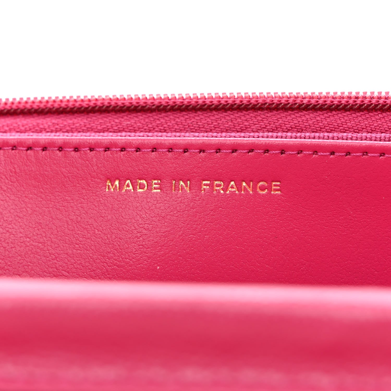 Chanel Caviar Quilted Wallet On Chain WOC Fuchsia 7 of 12