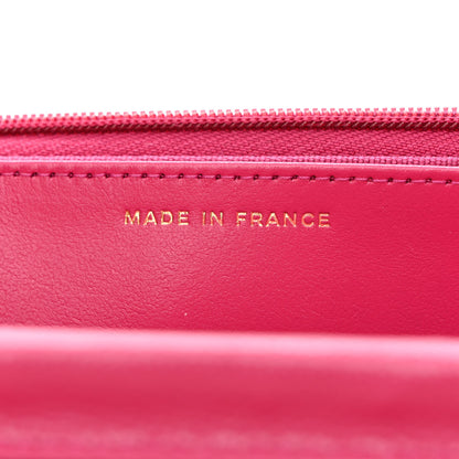 Chanel Caviar Quilted Wallet On Chain WOC Fuchsia 7 of 12