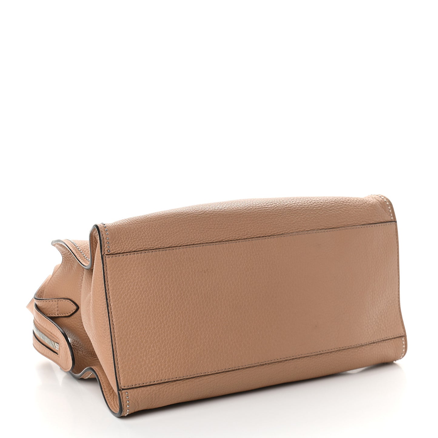 Cellarius Calfskin Ramble Studded Layered Tote Camelia