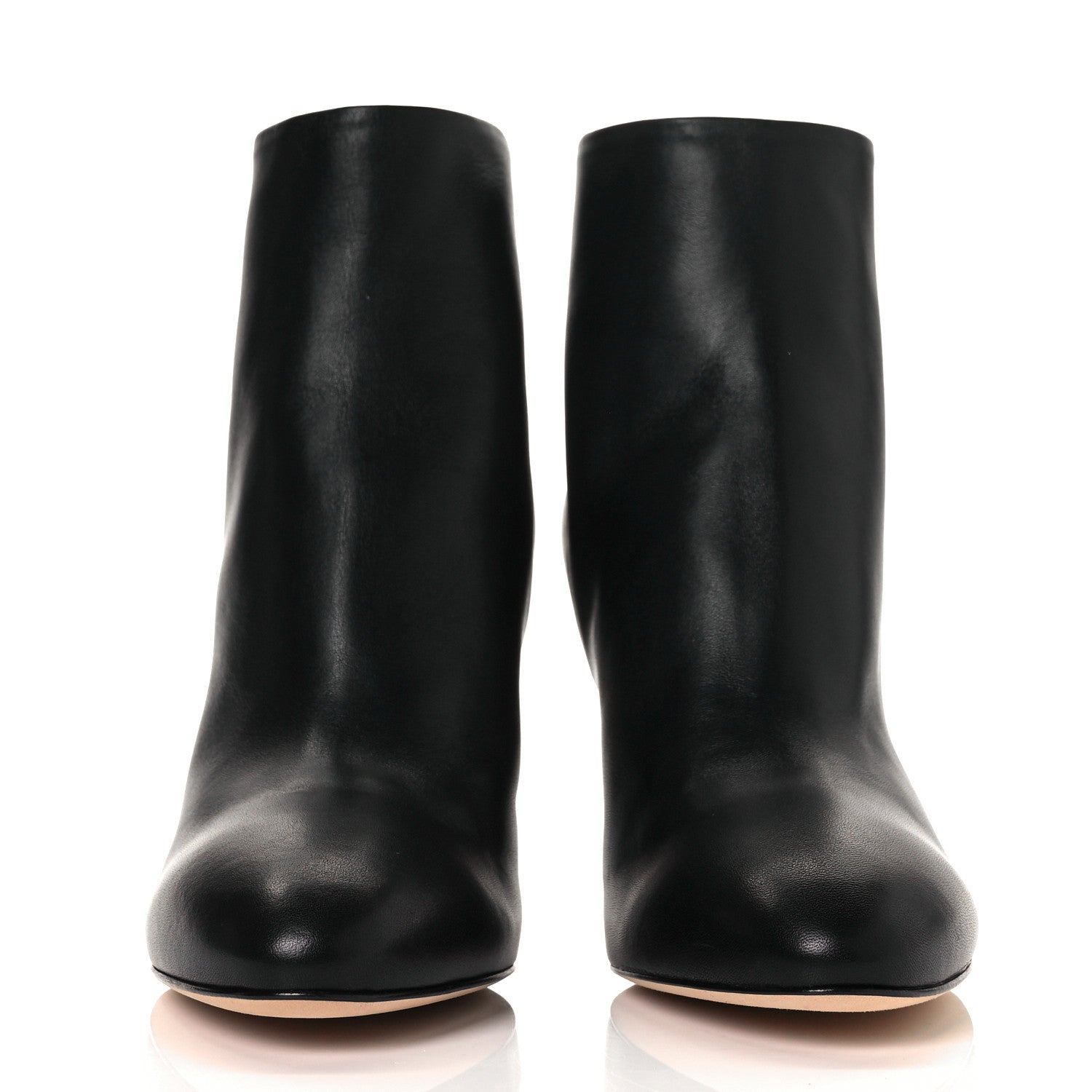 Chanel Lambskin Short Ankle Boots 38.5 Black 4 of 20