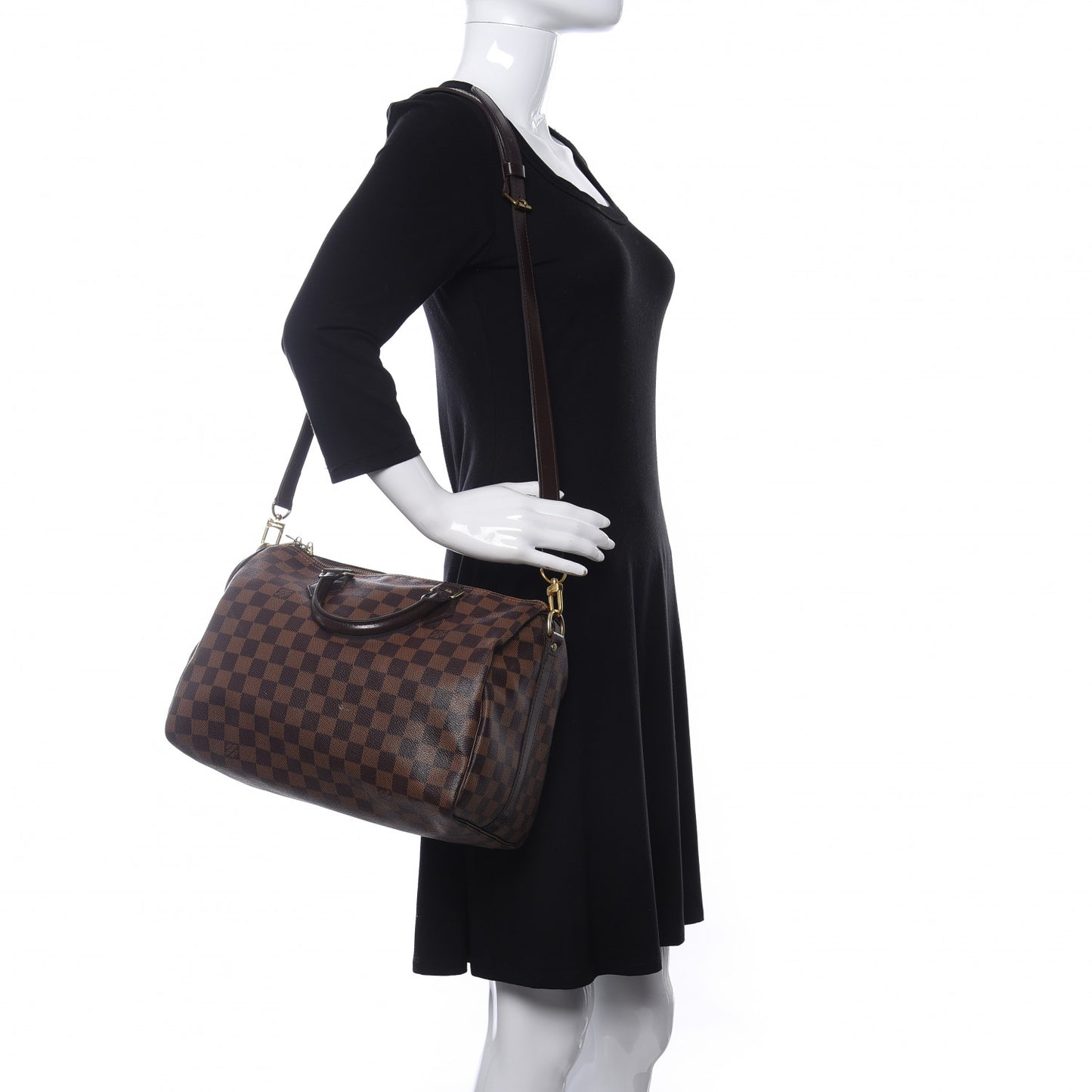 Damier Ebene Speedy Bandouliere 30