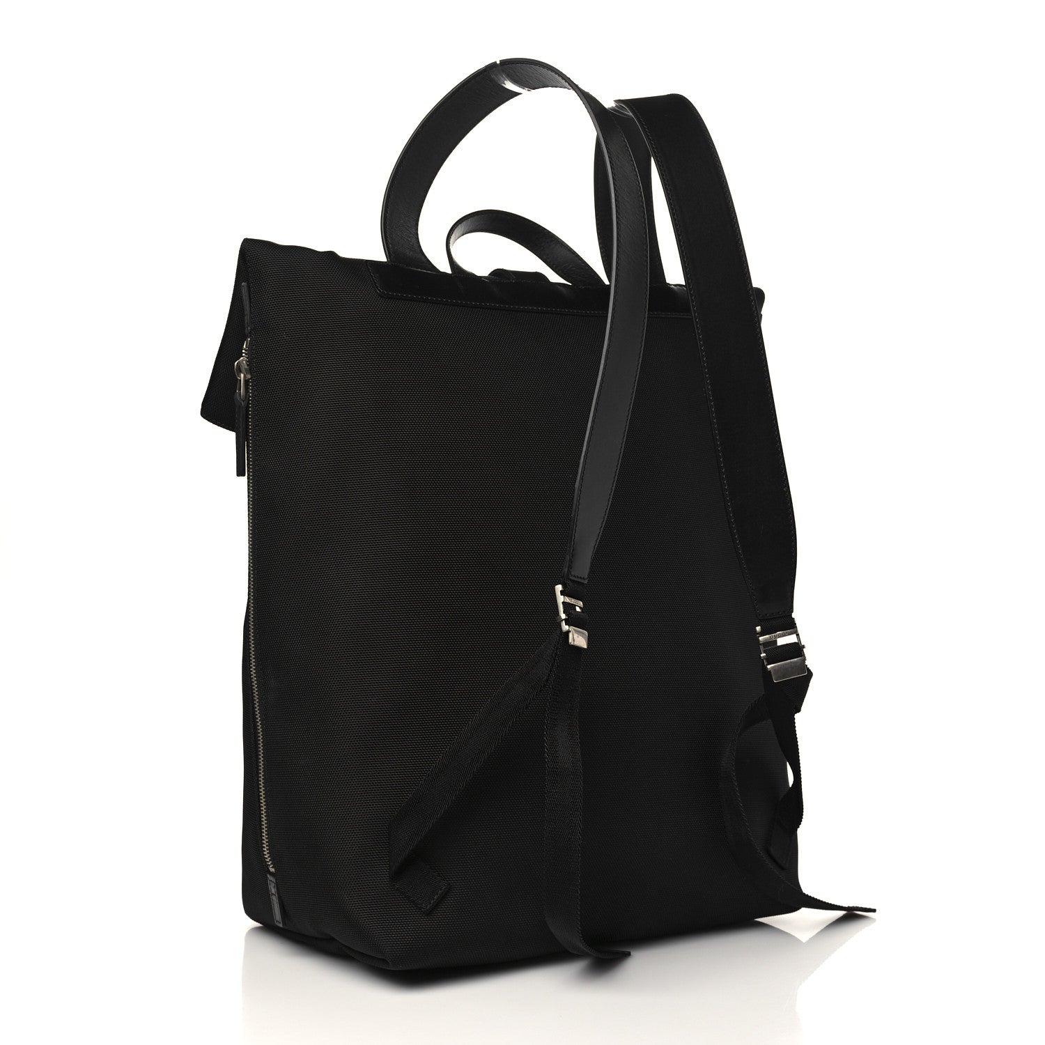 Gucci Techno Canvas Web Single Buckle Backpack Black 3 of 6