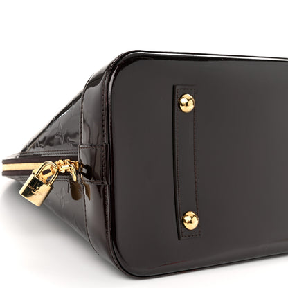 Louis Vuitton Vernis Alma GM Amarante 8 of 9