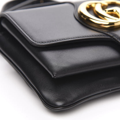 Gucci Vitello Palmellato Lux Small Arli Flap Shoulder Bag Black 9 of 10