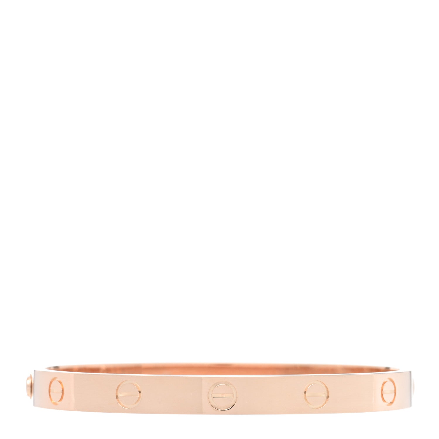 Cartier 18K Pink Gold LOVE Bracelet 17 1 of 9