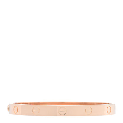 Cartier 18K Pink Gold LOVE Bracelet 17 1 of 9