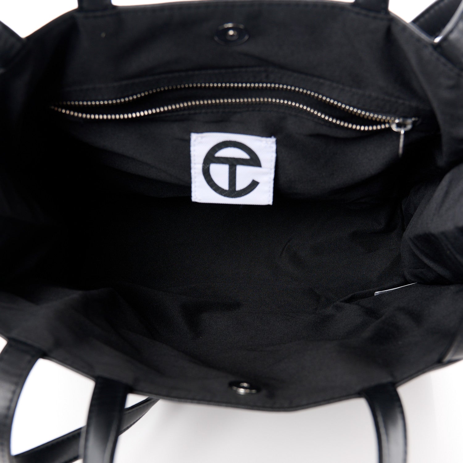 Telfar Vegan Leather Medium Shopping Bag Black 5 of 10