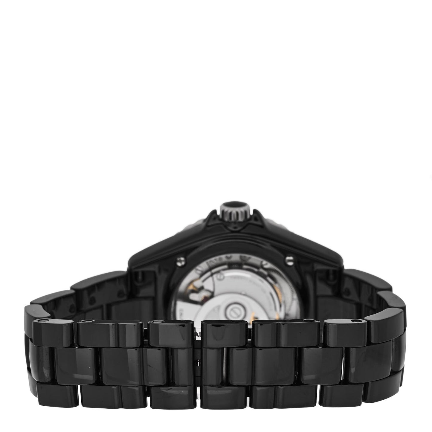 Stainless Steel Ceramic 38mm J12 Automatic Watch Black