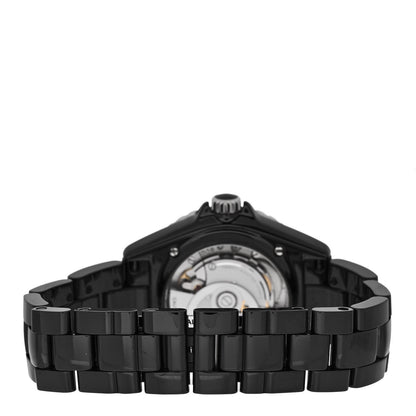 Chanel Stainless Steel Ceramic 38mm J12 Automatic Watch Black 3 of 5