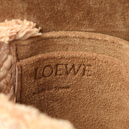 Loewe Calfskin Raffia Mini Gate Crossbody Bag Natural Tan 6 of 7